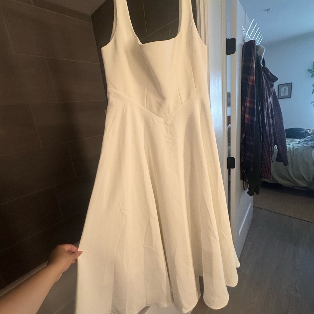 Odd Muse Strapless Cream Dress